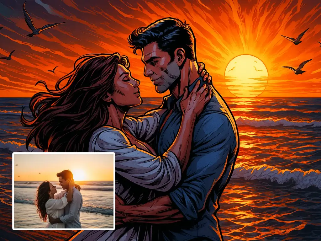 Epic Comic Book Scenes