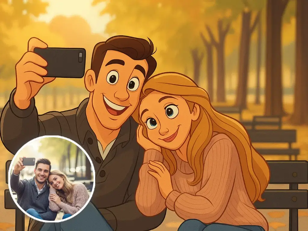 Disney AI character portraits and princess transformations
