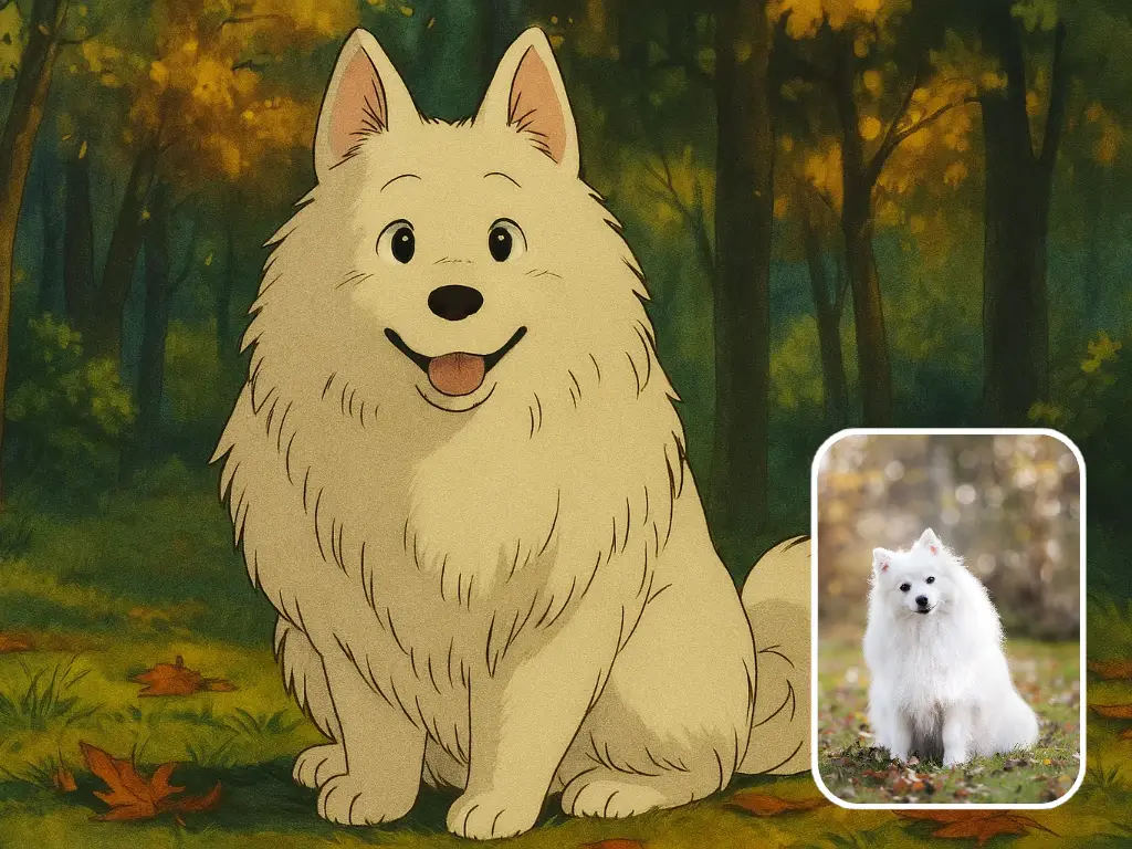 Ghibli AI pet transformation