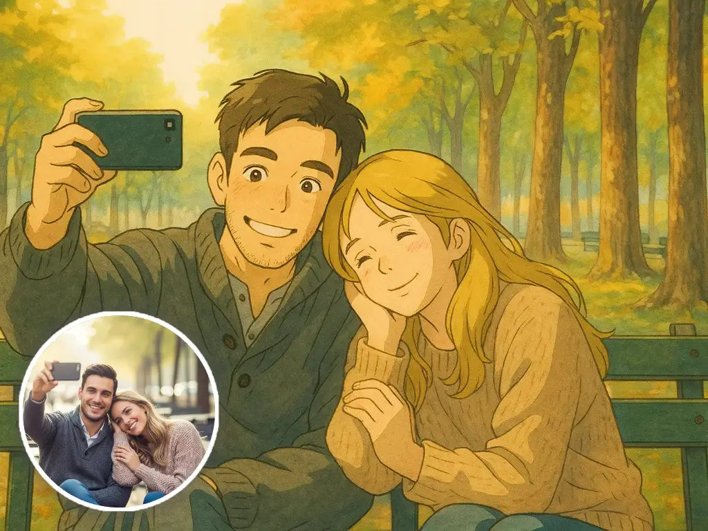 Ghibli AI character portraits