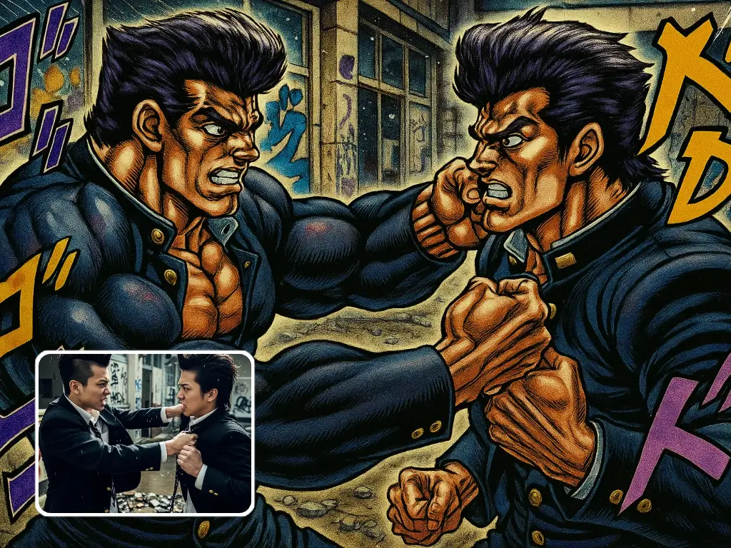 JoJo AI character portraits