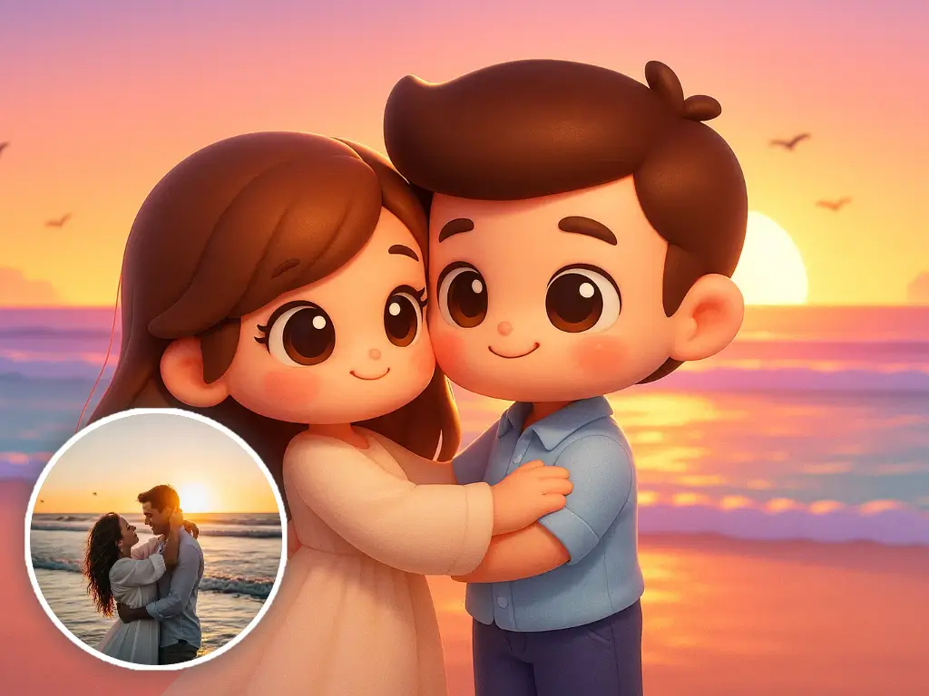 Kawaii 3D character avatars
