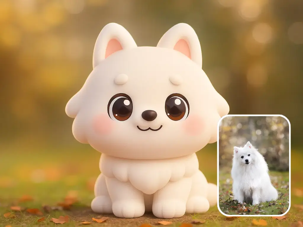 Kawaii 3D mascot design