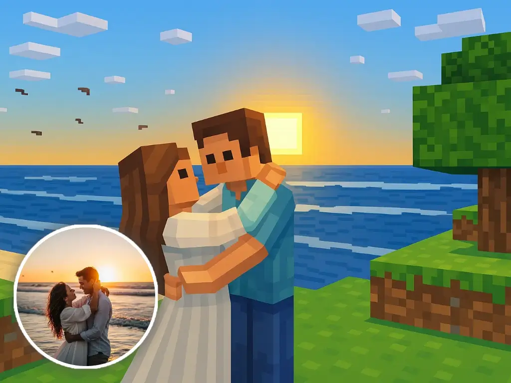 Minecraft character avatars