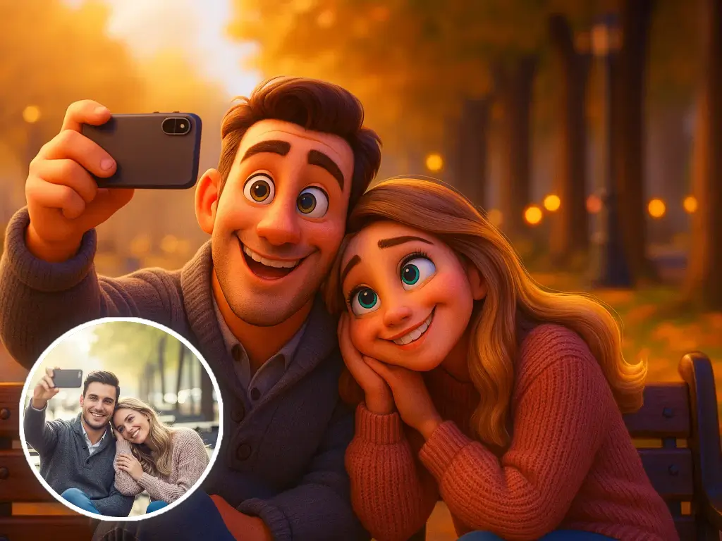Pixar 3D character portraits