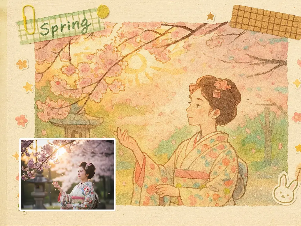 Digital scrapbook art and memory collages