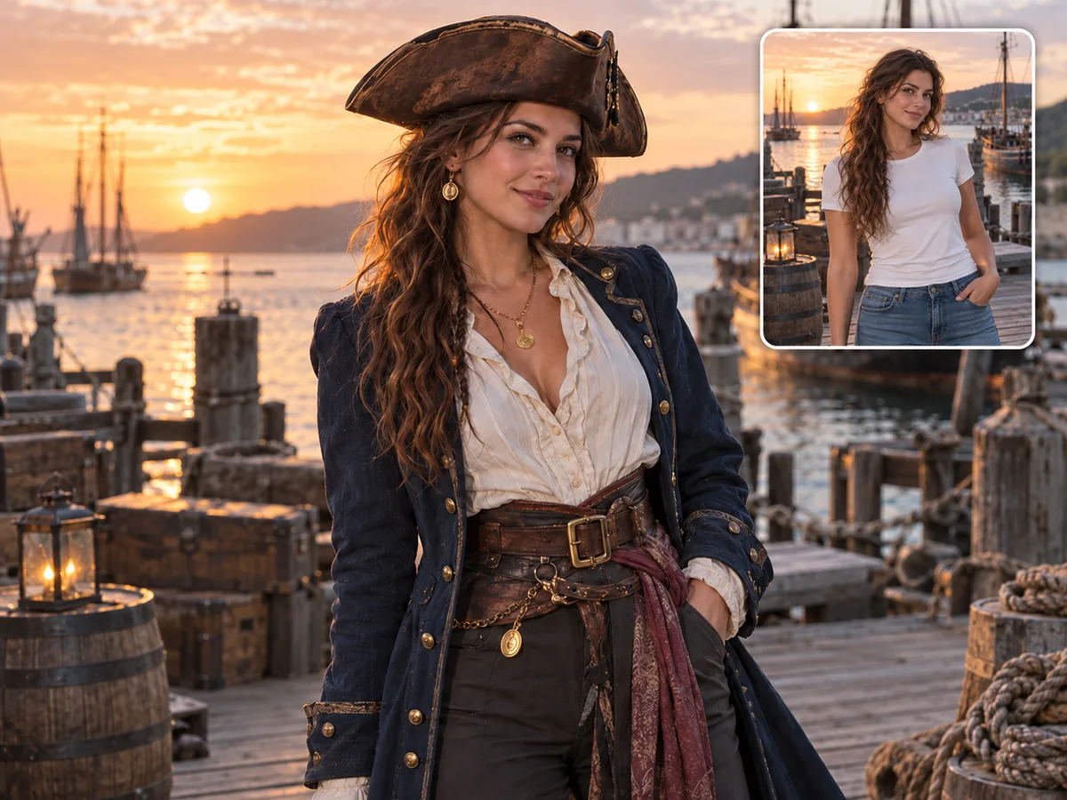Eventyrligt piratlook