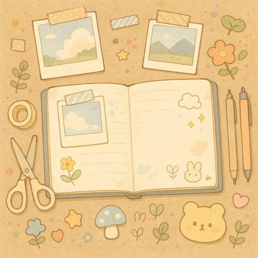 Scrapbook Journal Anime effect preview
