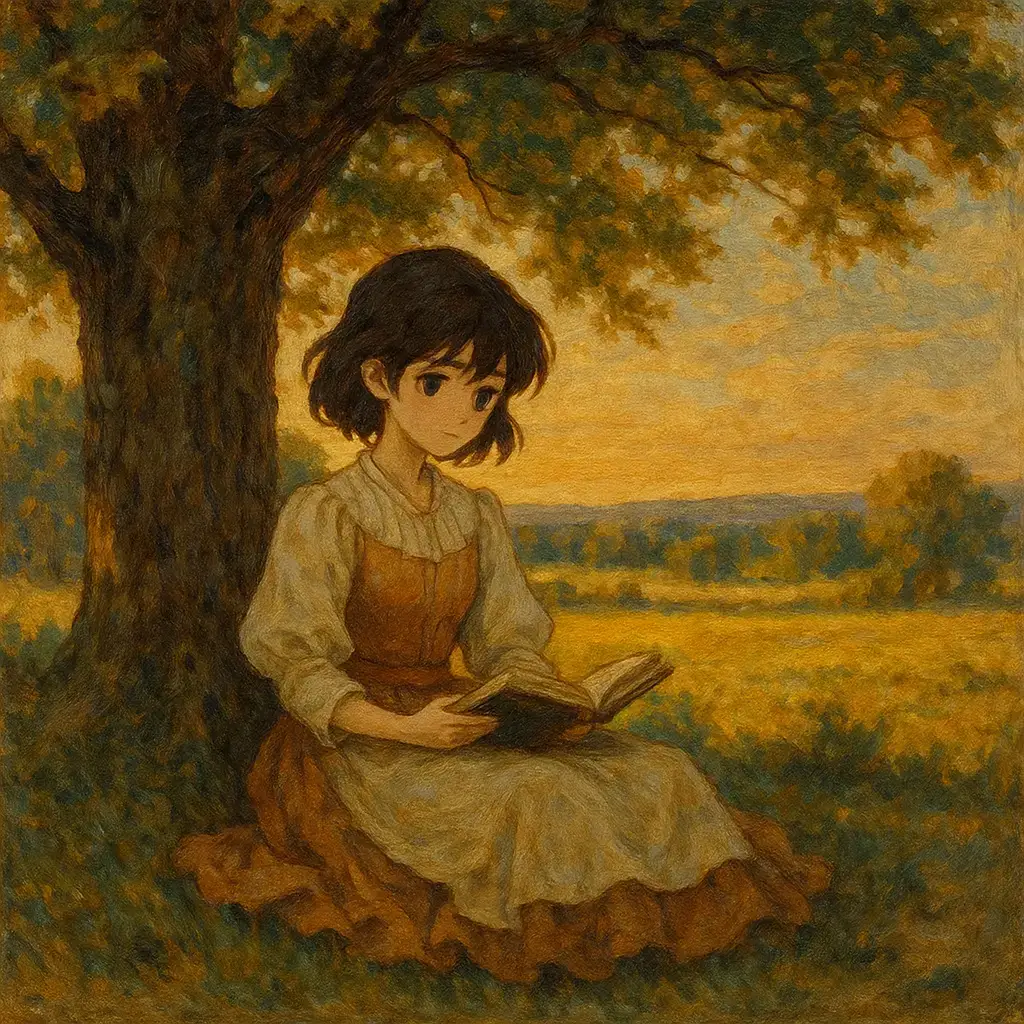 Vintage Oil Painting Anime effect preview